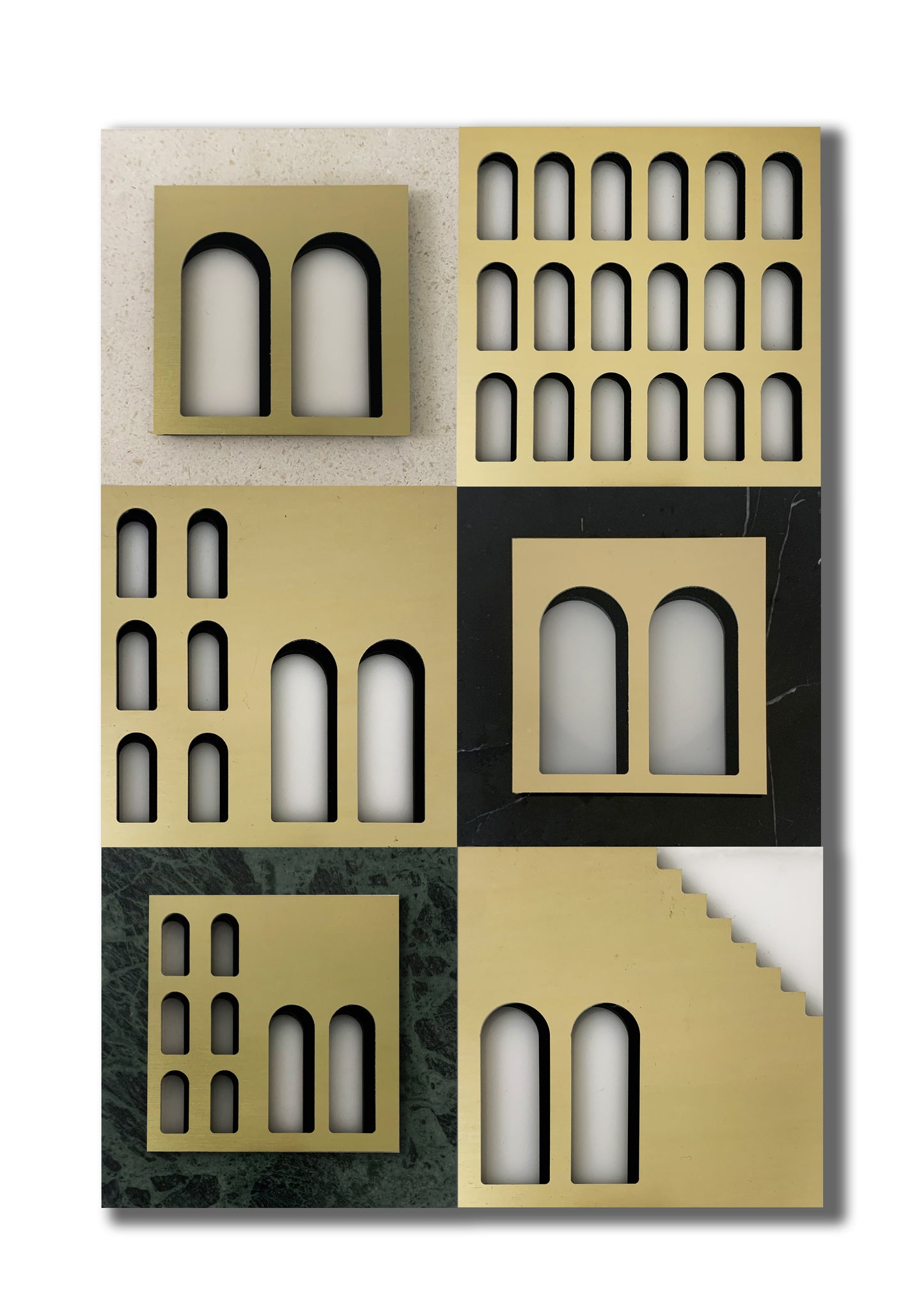 Palm Jumeirah Wall Lights - 6 PIECES WALL LIGHT v1 vertical