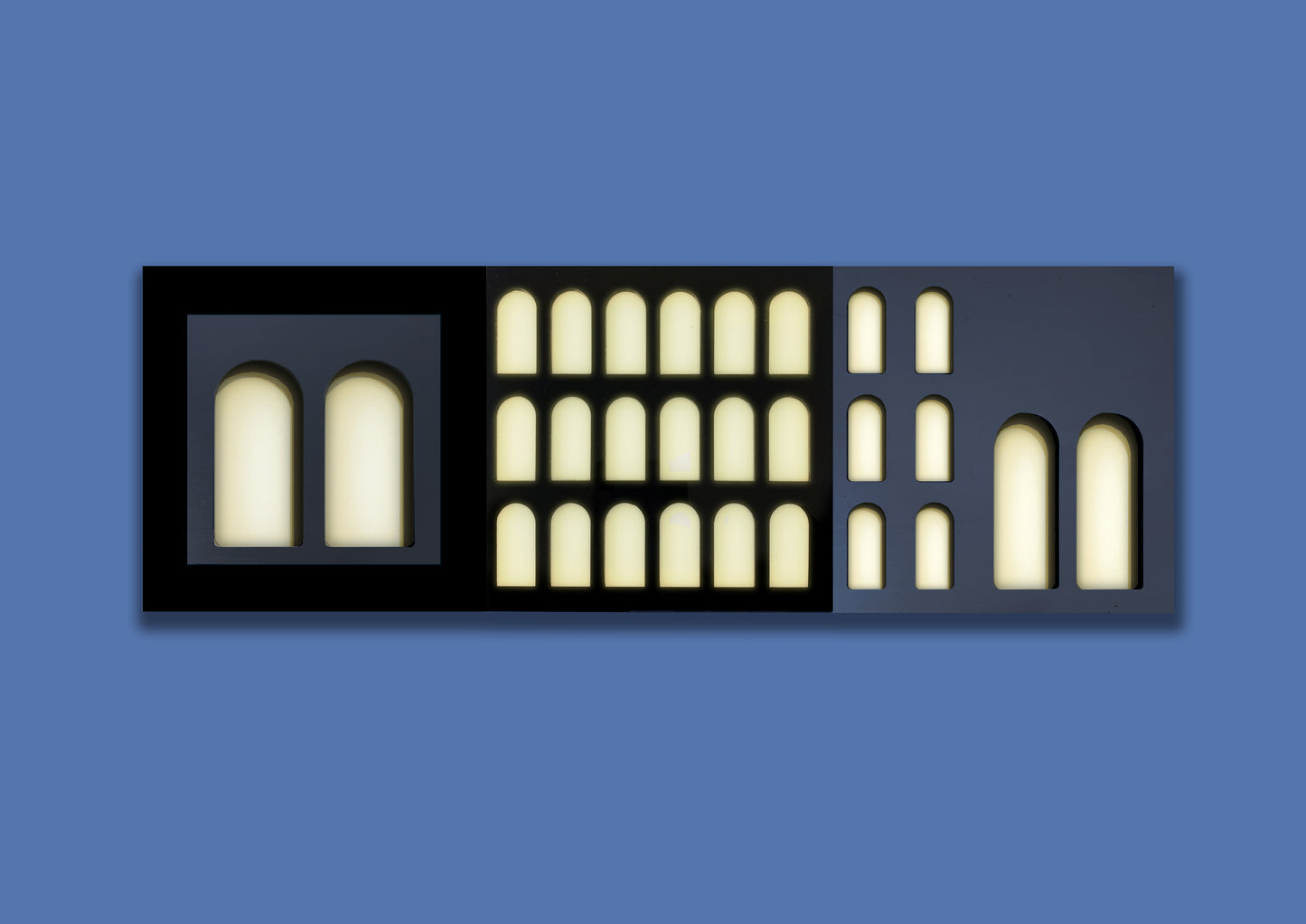Palm Jumeirah Wall Lights - 3 PIECES WALL LIGHT v2 Horizontal