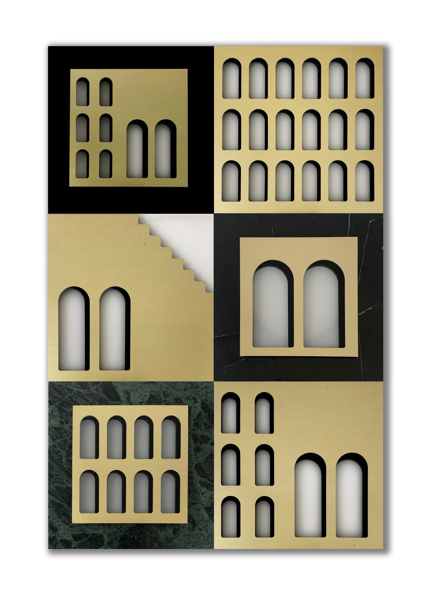 Palm Jumeirah Wall Lights - 6 PIECES WALL LIGHT v2 vertical