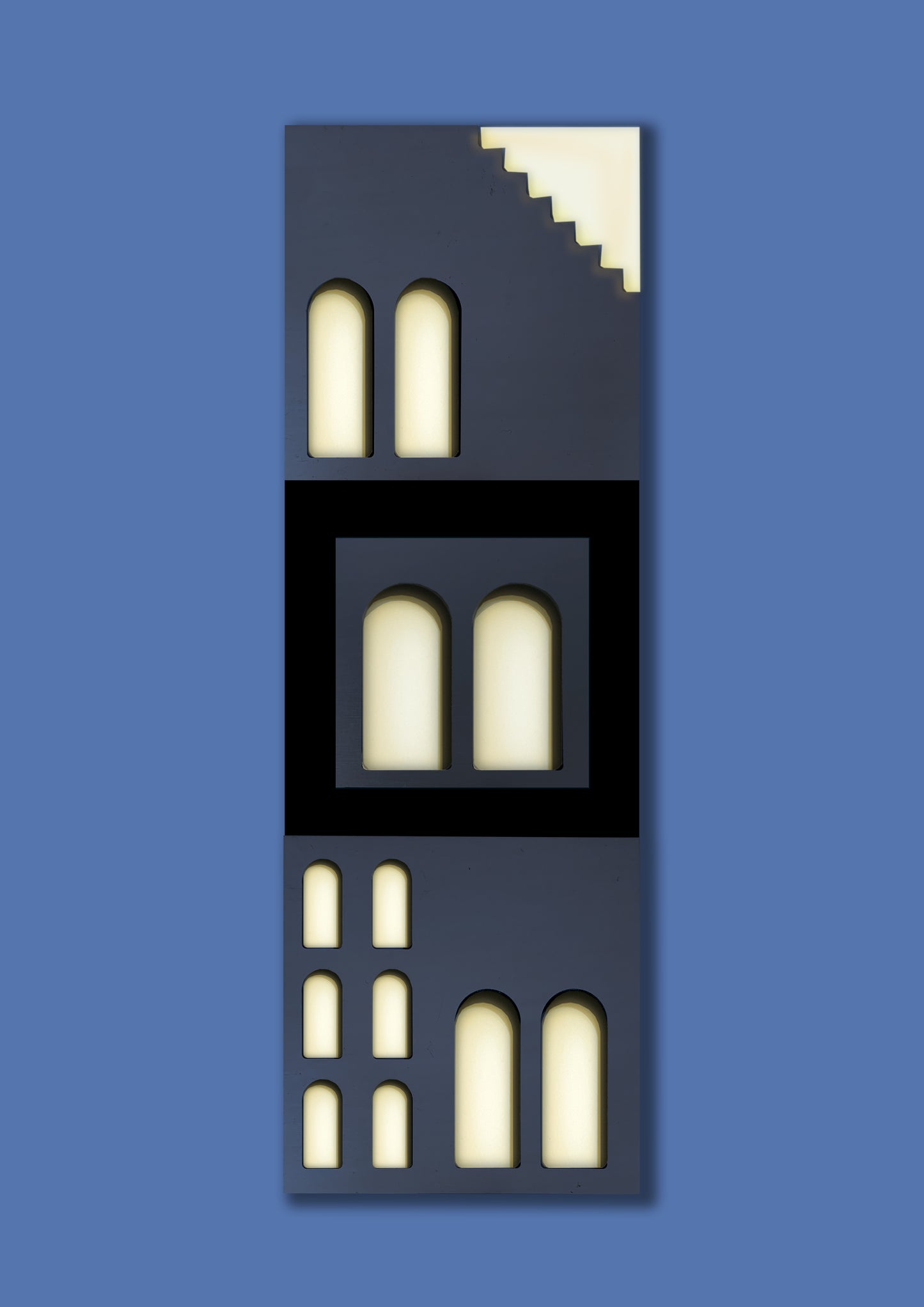 Palm Jumeirah Wall Lights - 3 PIECES WALL LIGHT v4 Vertical