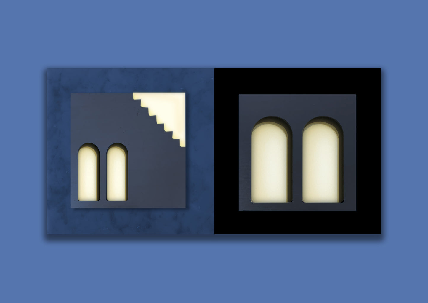 Palm Jumeirah Wall Lights - 2 PIECES WALL LIGHT v5 Horizontal