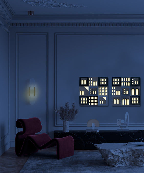 Palm Jumeirah Wall Lights - 9 PIECES WALL LIGHT v3