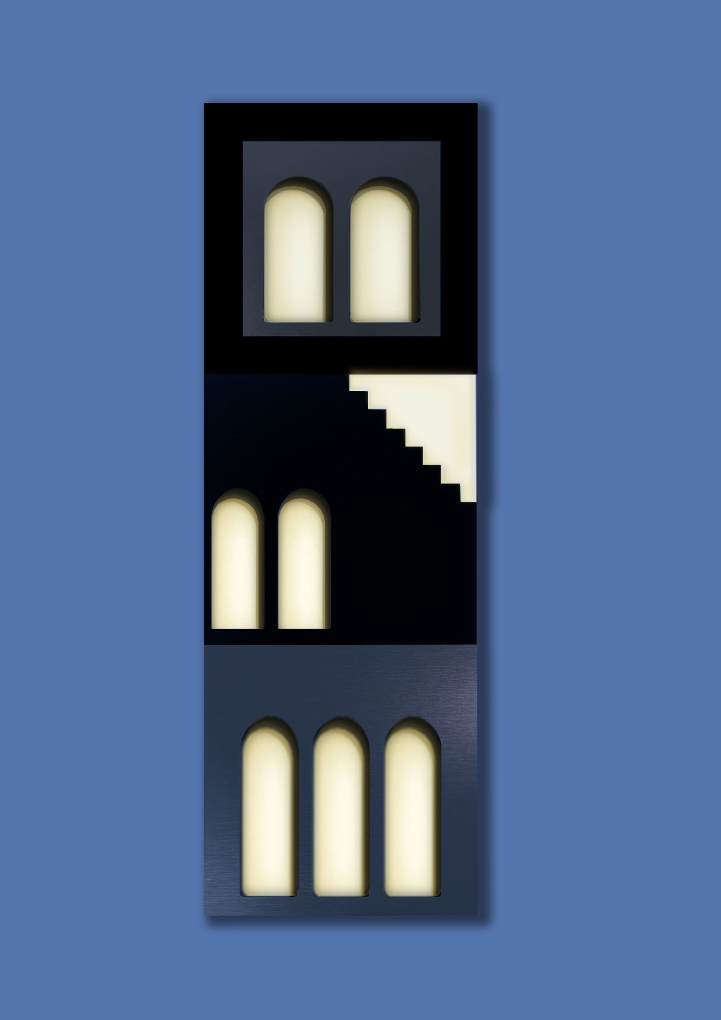 Palm Jumeirah Wall Lights - 3 PIECES WALL LIGHT v6 Vertical