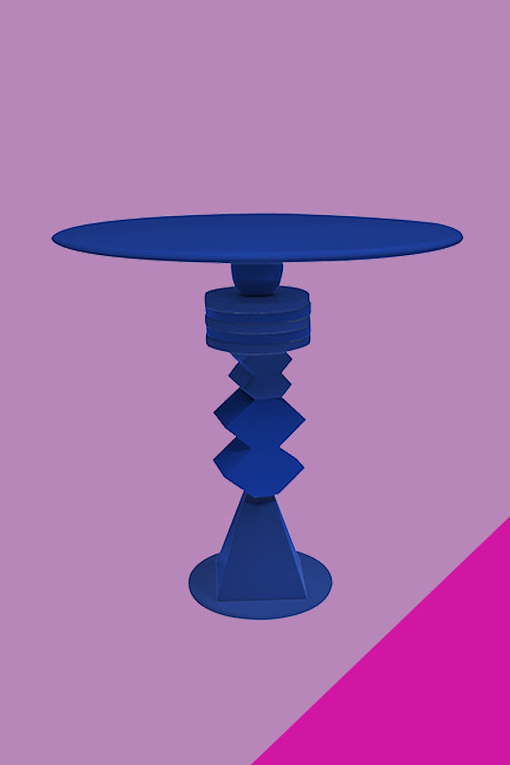 Blue Dining table - 4 people