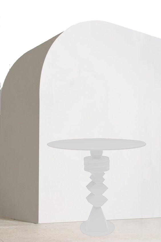 White Dining table - 4 people