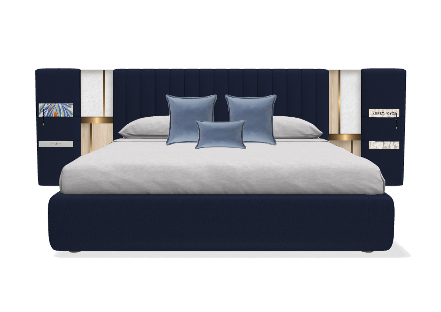 Blue bed
