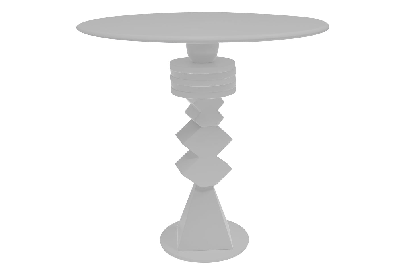 White Dining table - 4 people