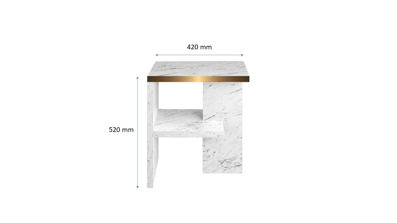 Marble Side Lounge table