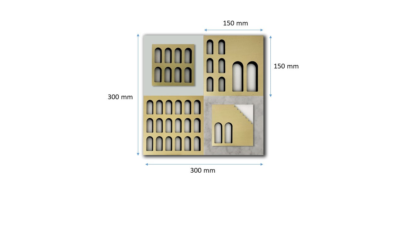Palm Jumeirah Wall Lights - 4 PIECES WALL LIGHT v1