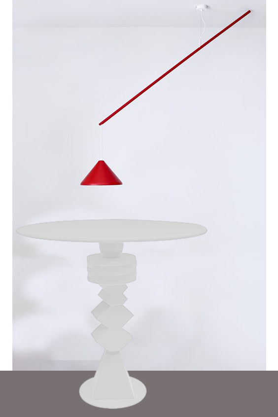 White Dining table - 4 people