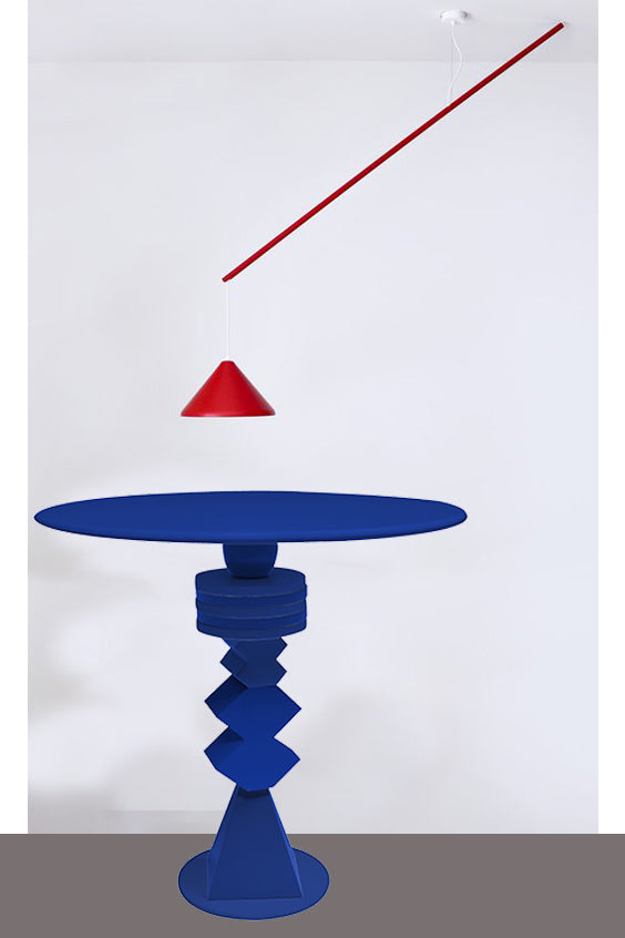 Blue Dining table - 4 people
