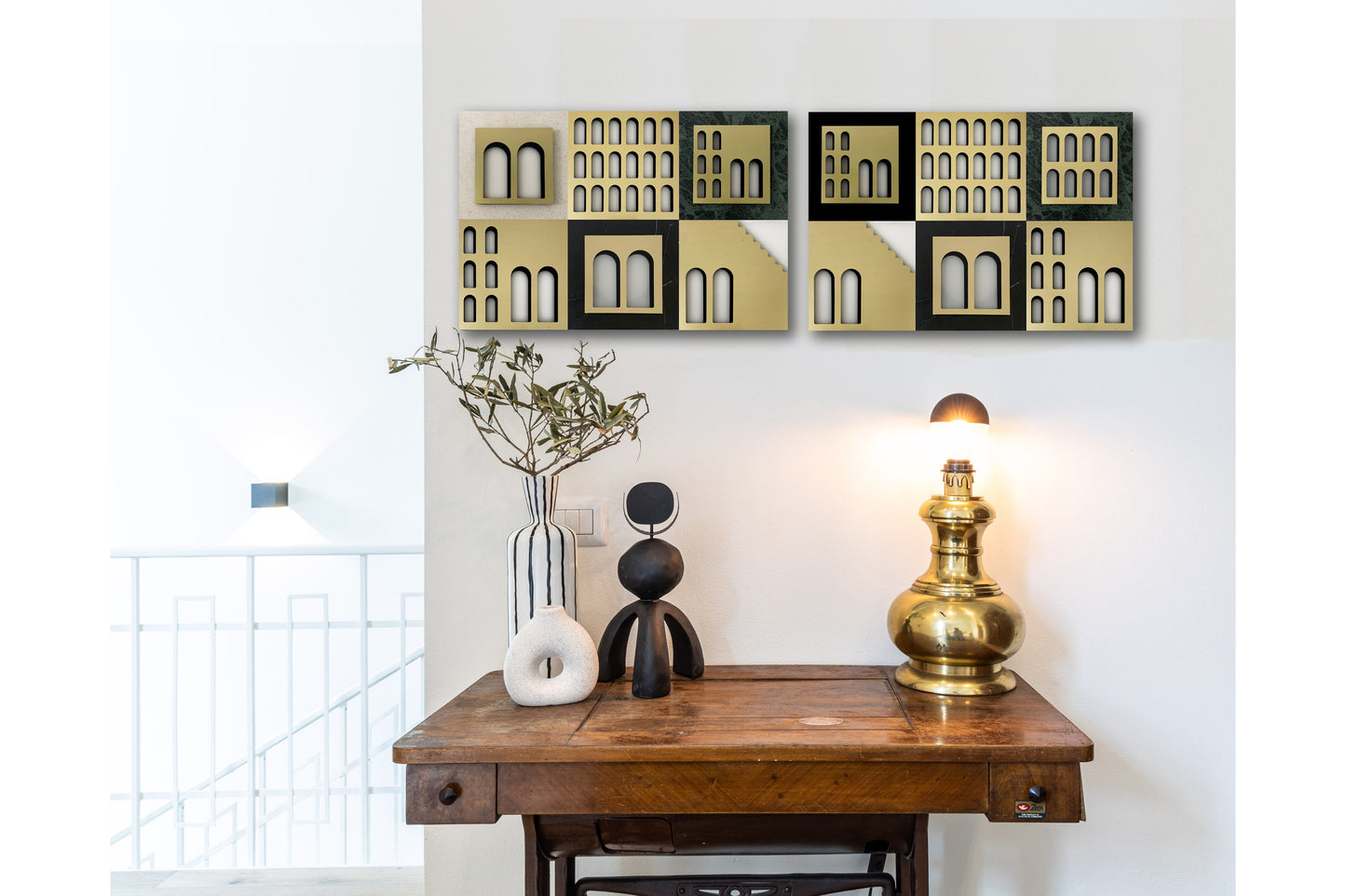 Palm Jumeirah Wall Lights - 6 PIECES WALL LIGHT v5 horizontal