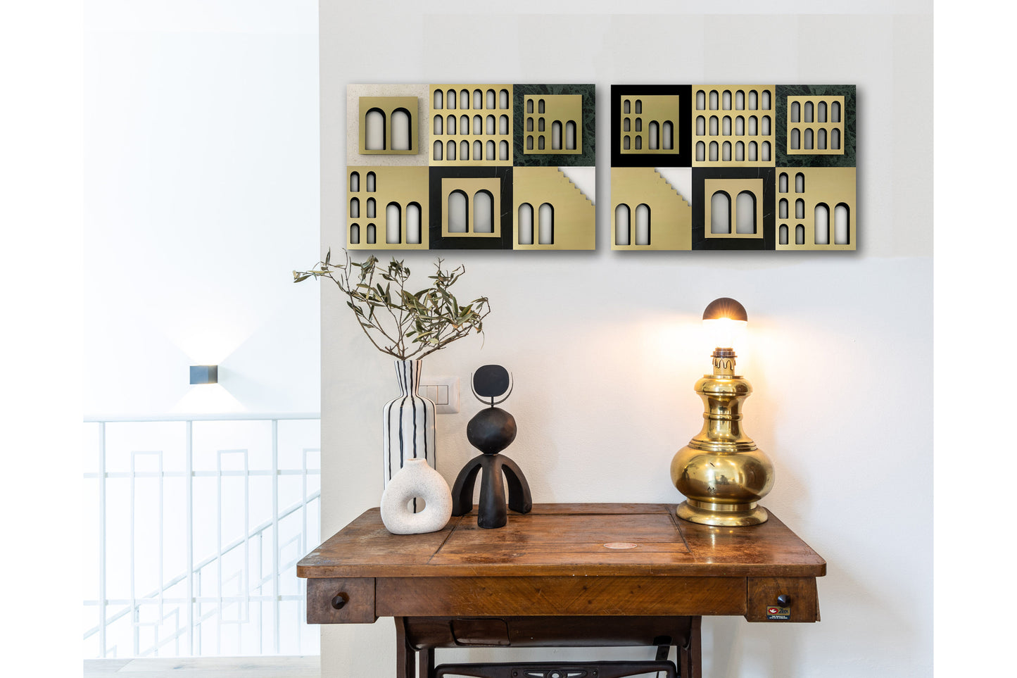 Palm Jumeirah Wall Lights - 6 PIECES WALL LIGHT v1 horizontal