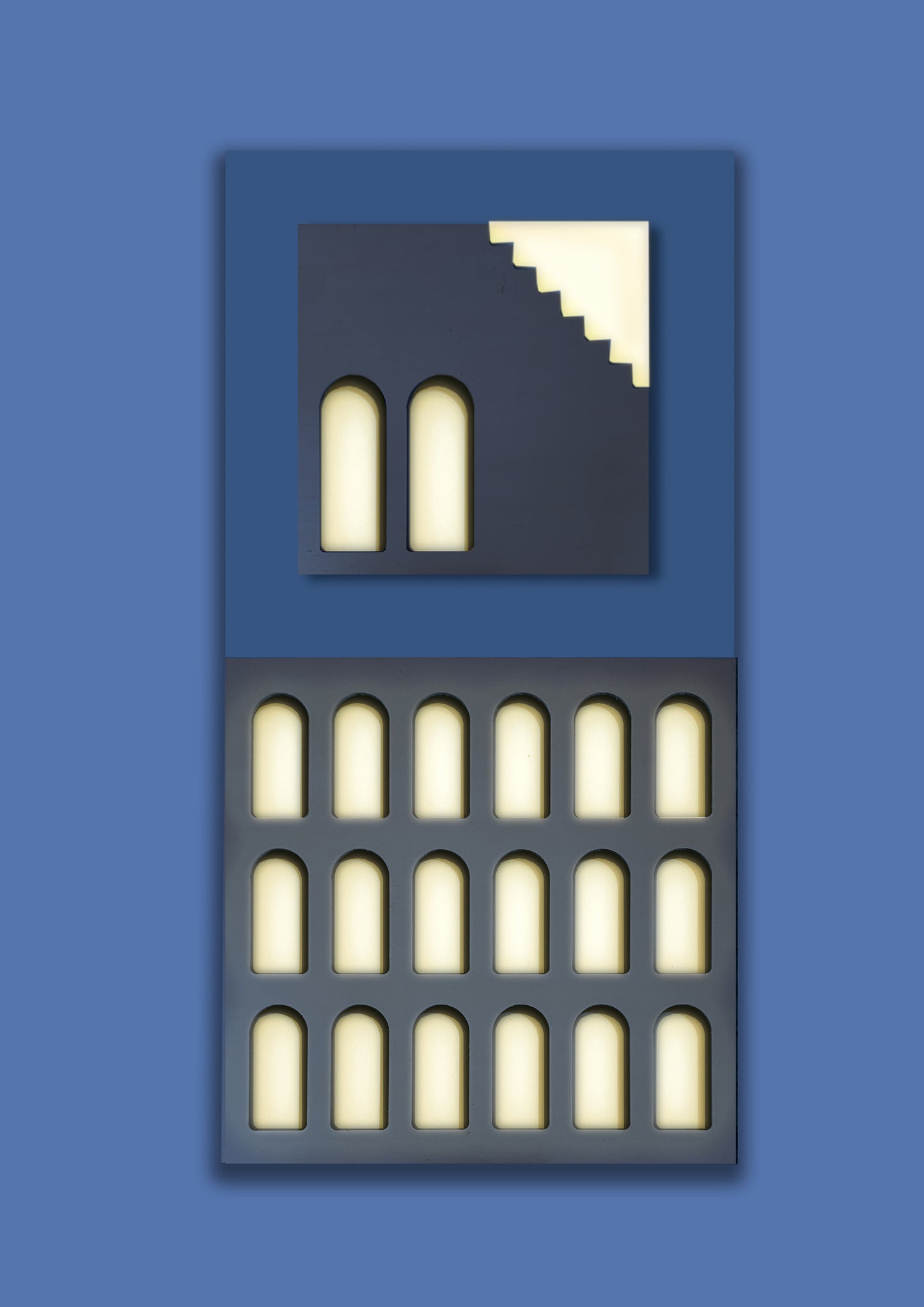 Palm Jumeirah Wall Lights - 2 PIECES WALL LIGHT v1 Vertical