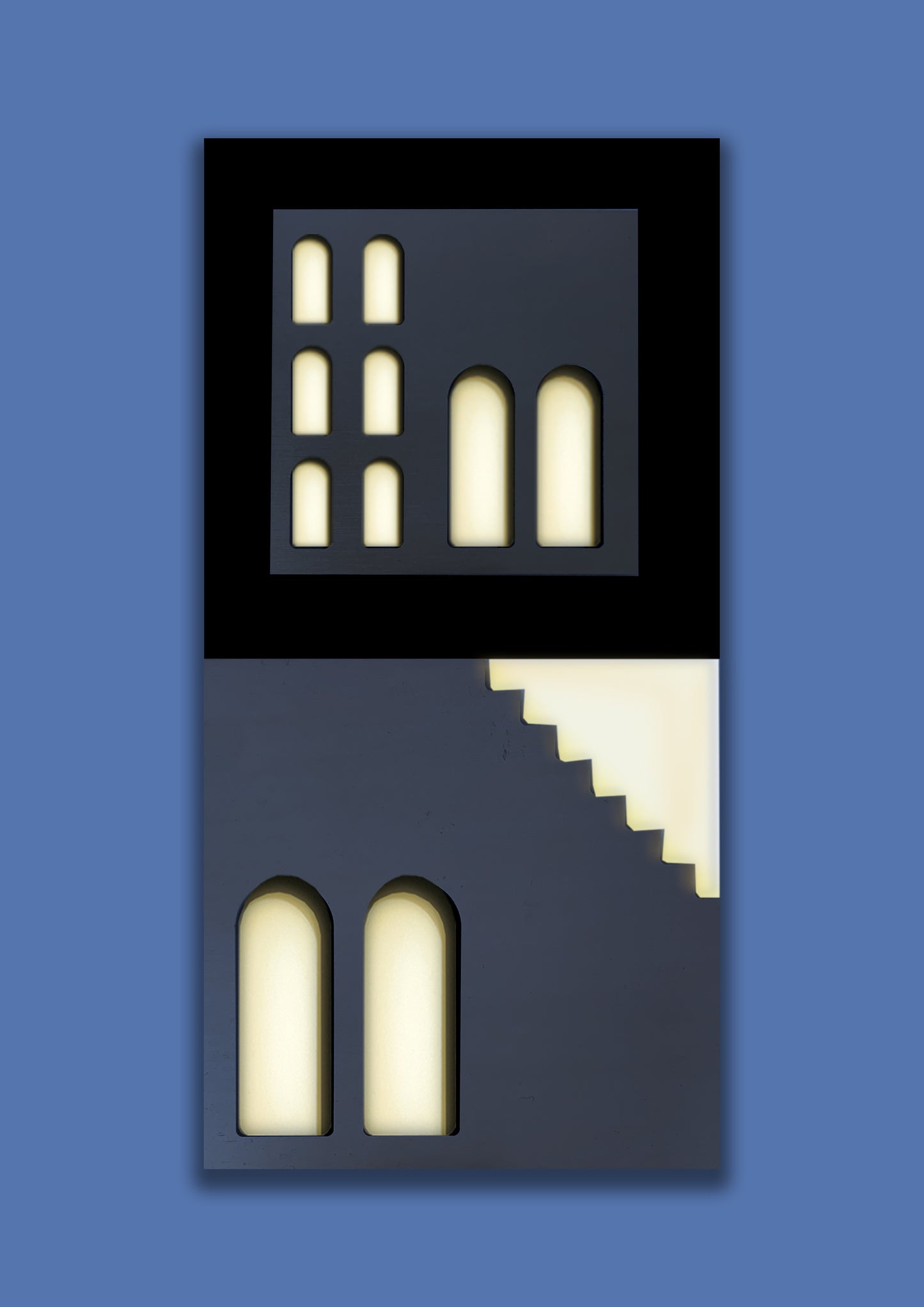 Palm Jumeirah Wall Lights - 2 PIECES WALL LIGHT v3 Vertical