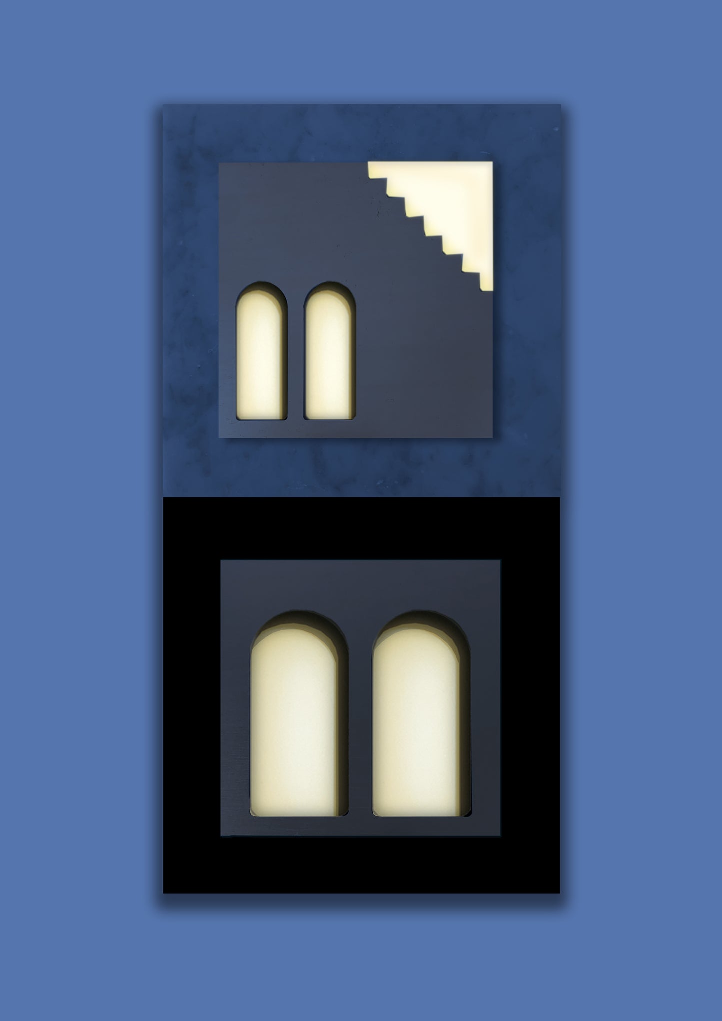 Palm Jumeirah Wall Lights - 2 PIECES WALL LIGHT v5 Vertical