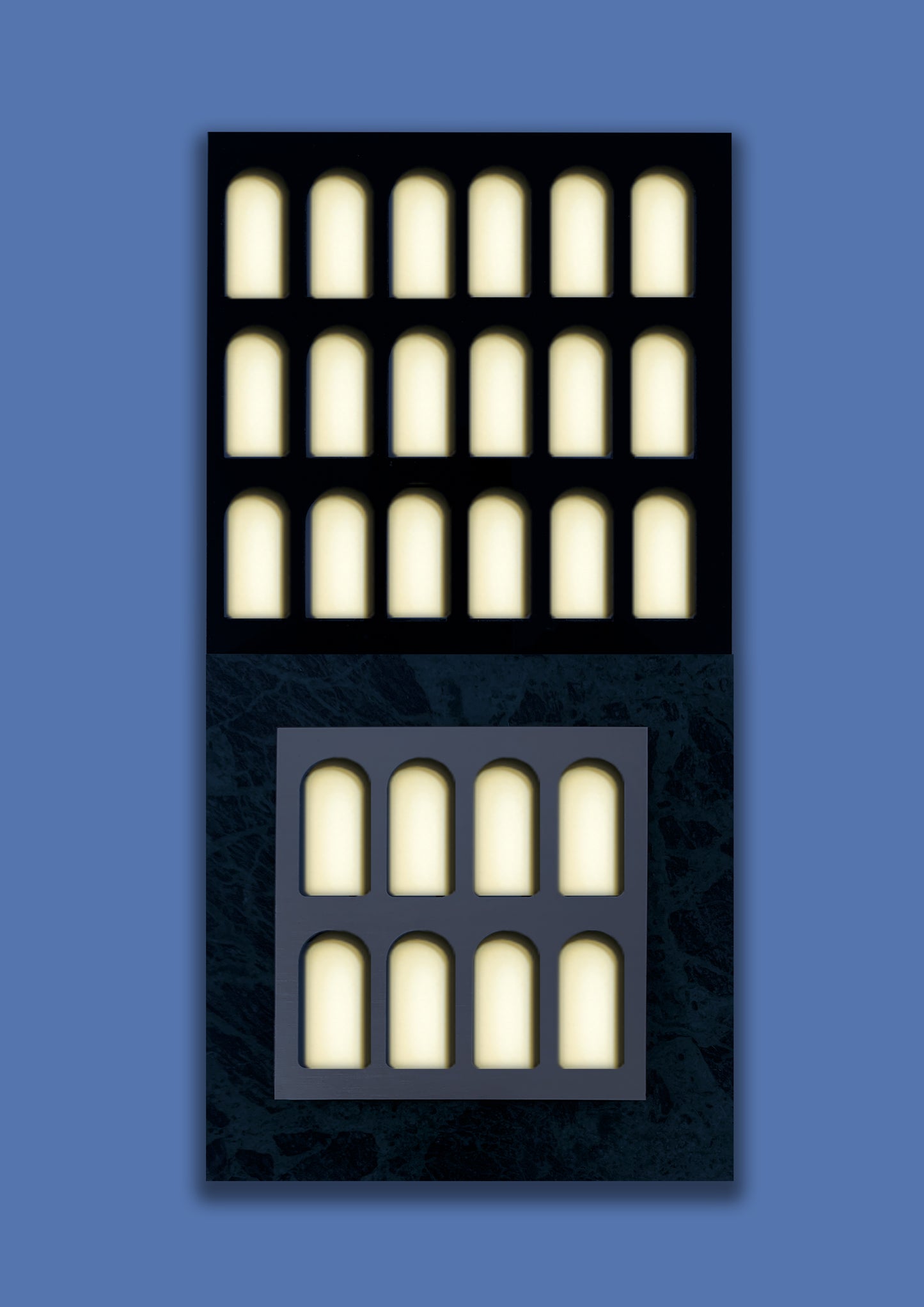 Palm Jumeirah Wall Lights -2 PIECES WALL LIGHT v8 Vertical