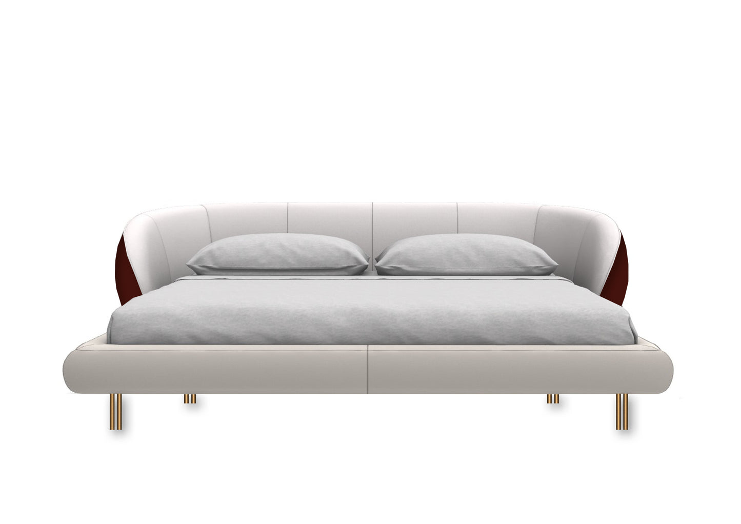Rounded bed
