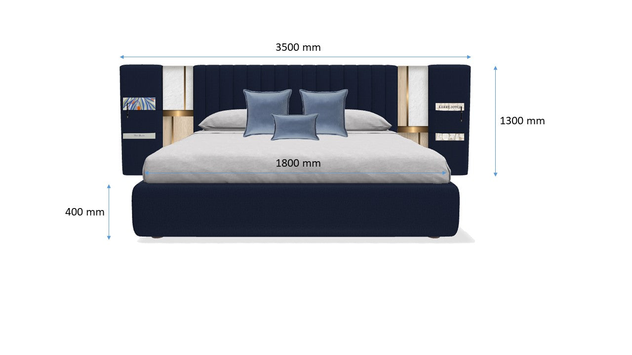 Blue bed