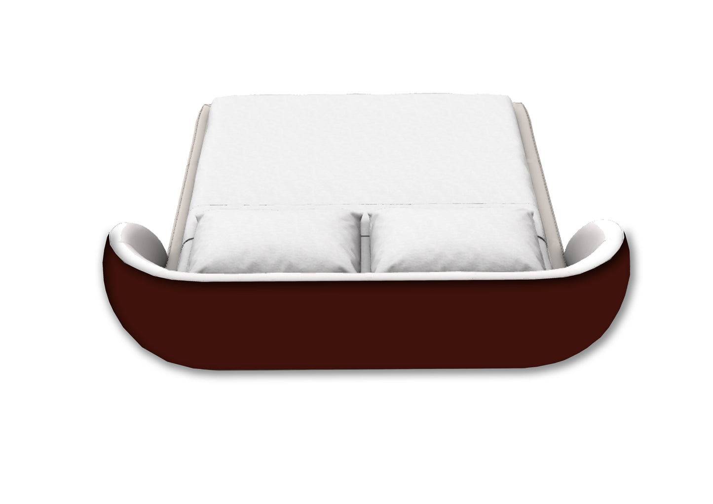Rounded bed
