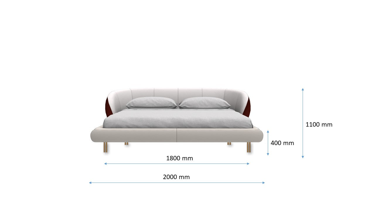 Rounded bed