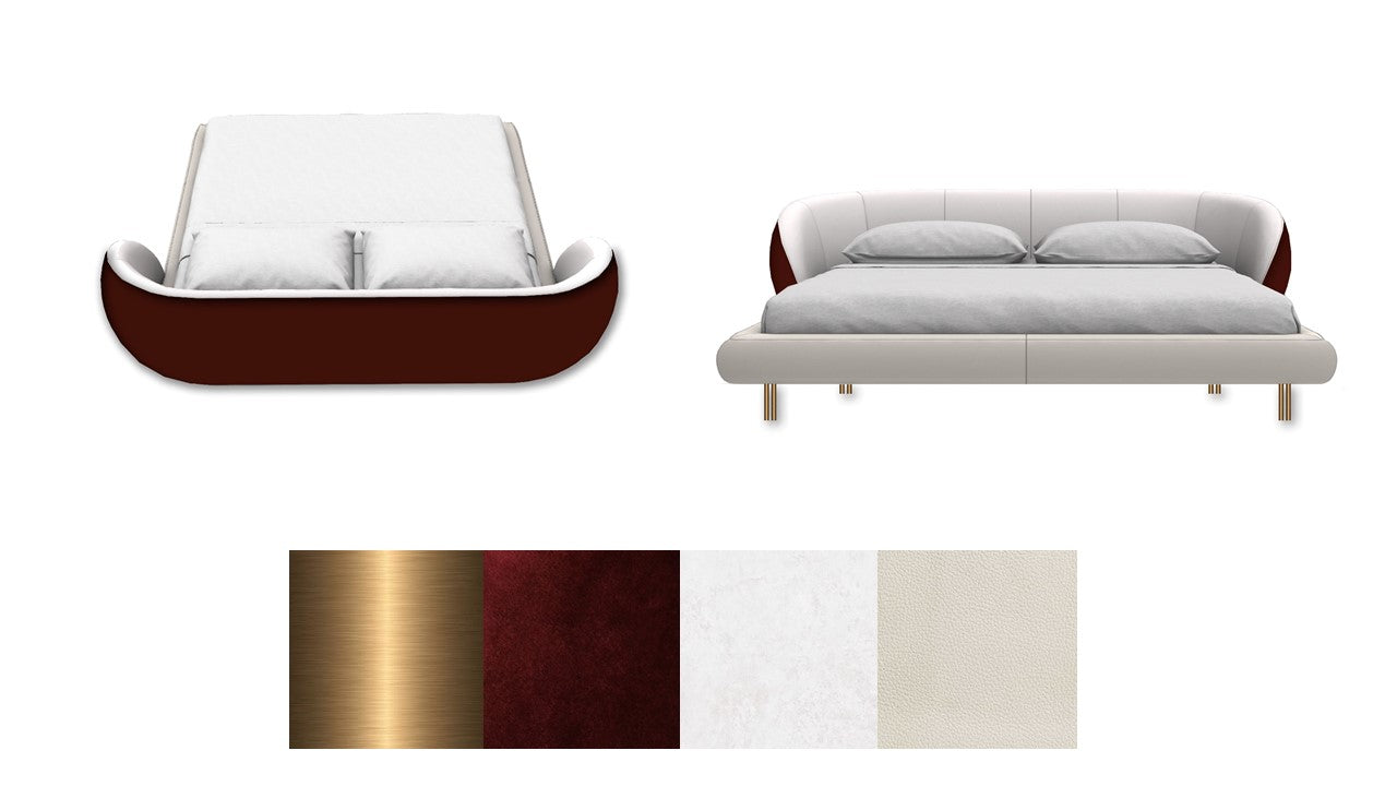 Rounded bed
