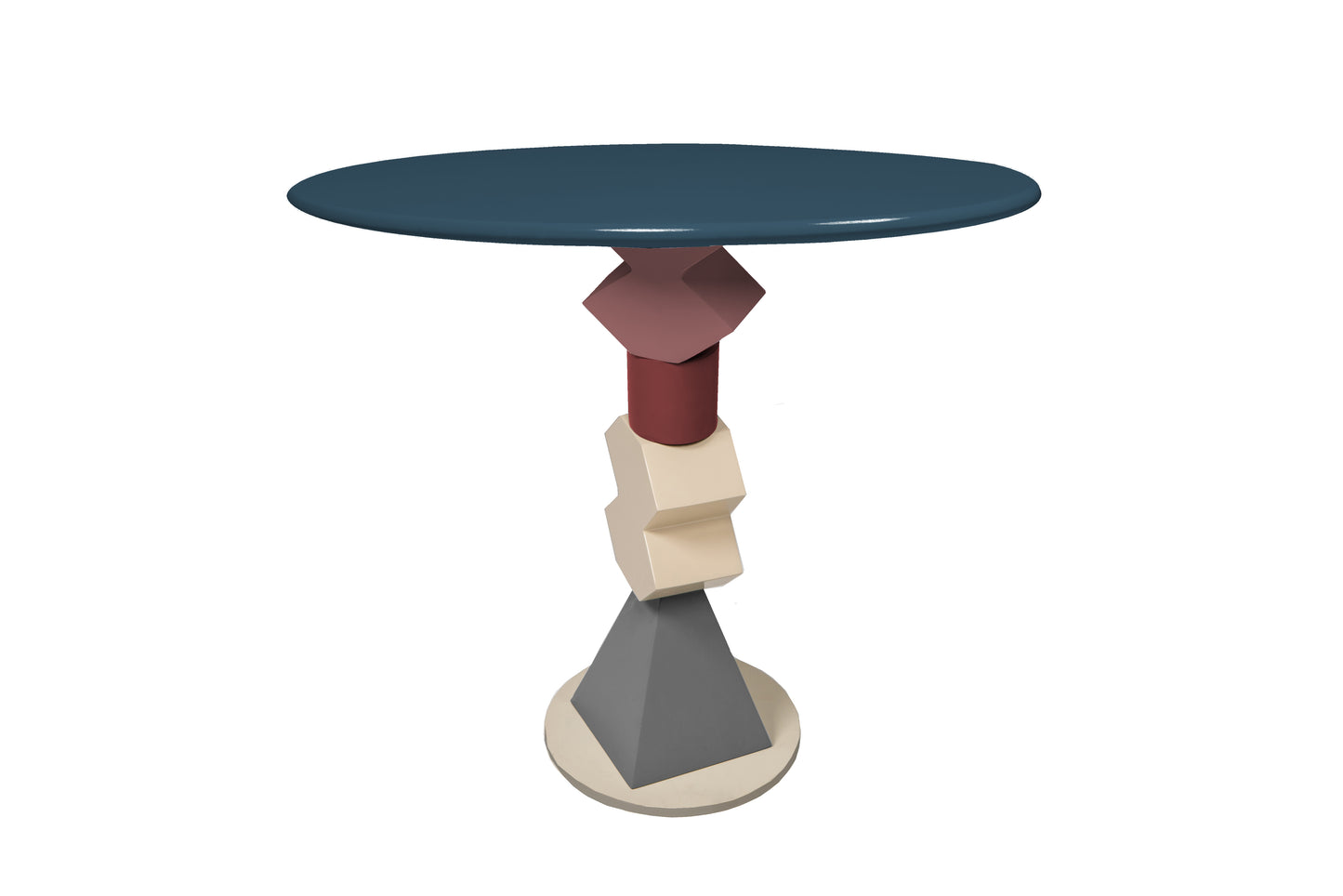 Dining table multicolor - 4 people
