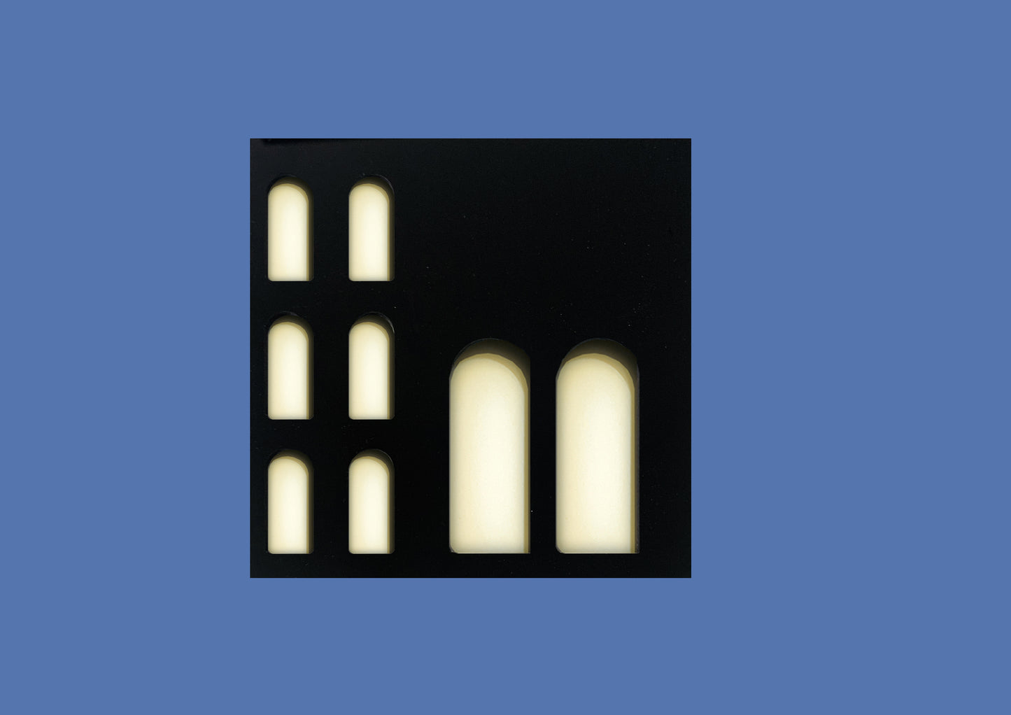 Palm Jumeirah Wall Lights - 1 PIECE BLACK ACRYLIC WALL LIGHT v6