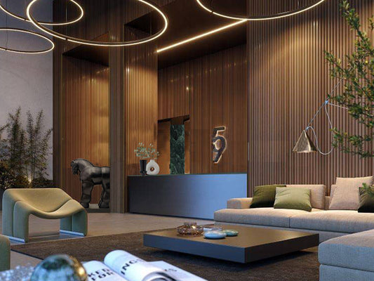 Lobby and Waiting area design in Abu Dhabi