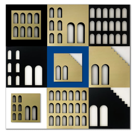 Palm Jumeirah Wall Lights - 9 PIECES  WALL LIGHT v3