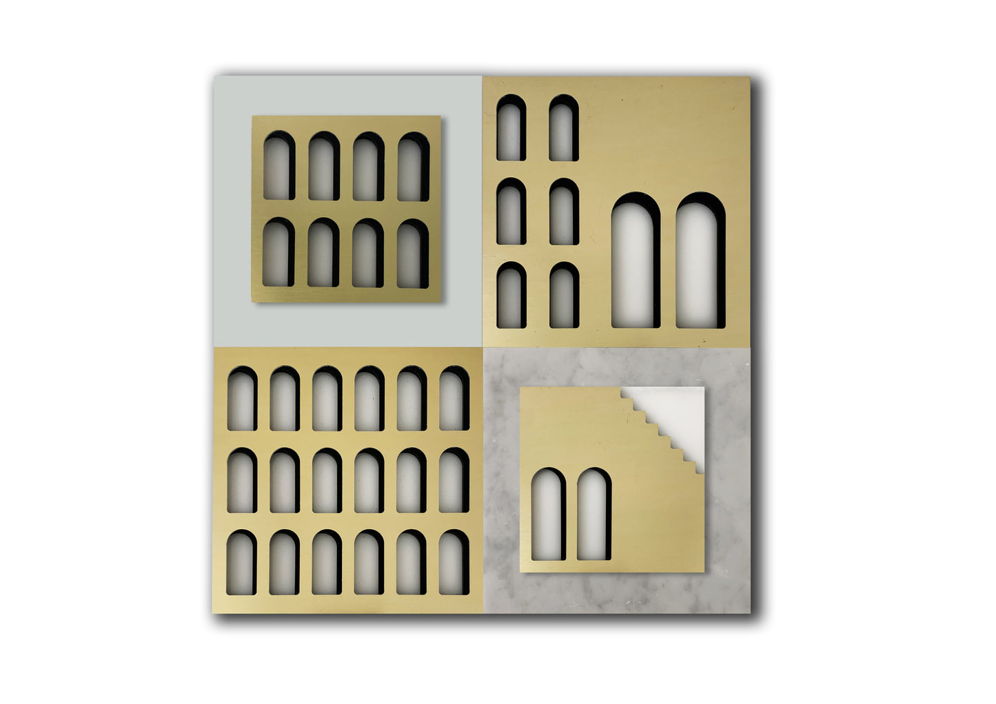 Palm Jumeirah Wall Lights - 4 PIECES  WALL LIGHT v3