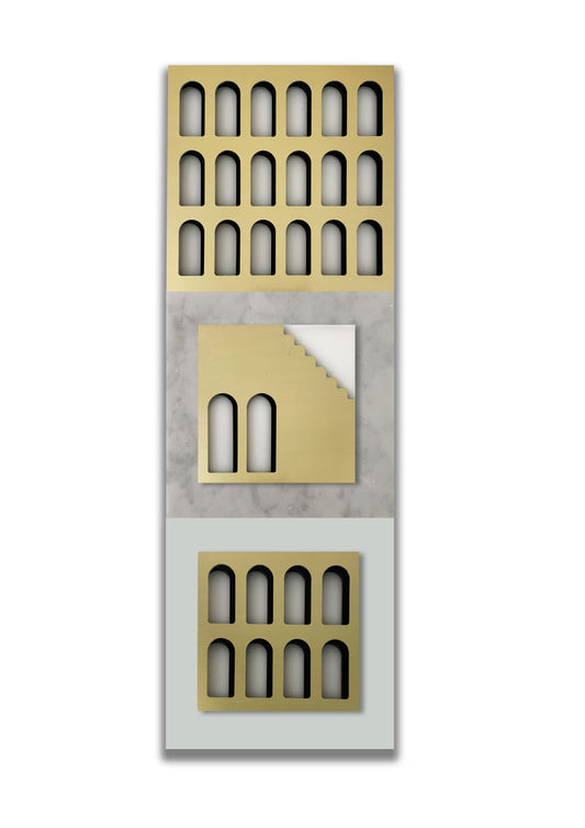 Palm Jumeirah Wall Lights - 3 PIECES  WALL LIGHT v3 Vertical