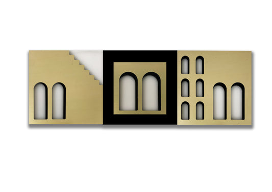 Palm Jumeirah Wall Lights - 3 PIECES  WALL LIGHT v4 Horizontal