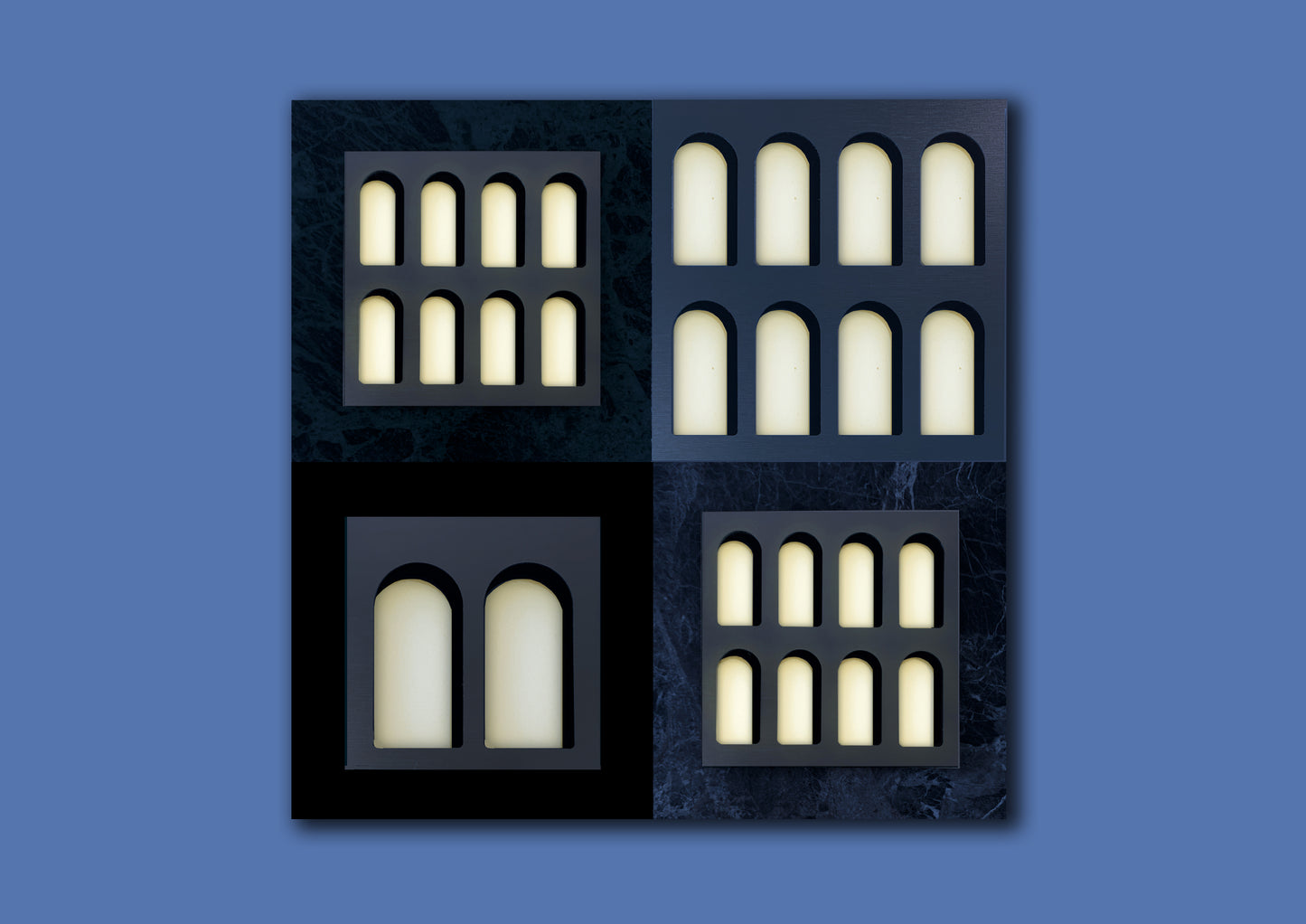 Palm Jumeirah Wall Lights - 4 PIECES  WALL LIGHT v4