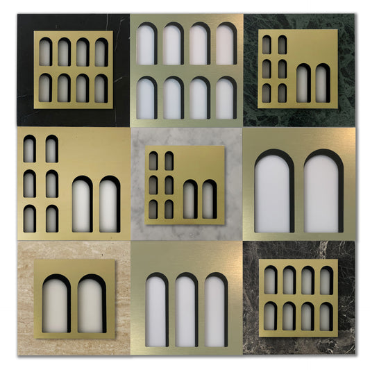 Palm Jumeirah Wall Lights - 9 PIECES  WALL LIGHT v4