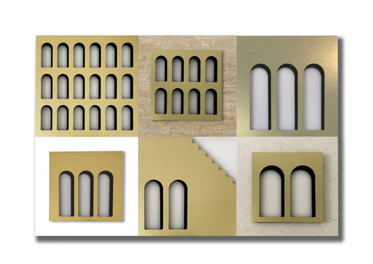 Palm Jumeirah Wall Lights - 6 PIECES  WALL LIGHT v5 horizontal