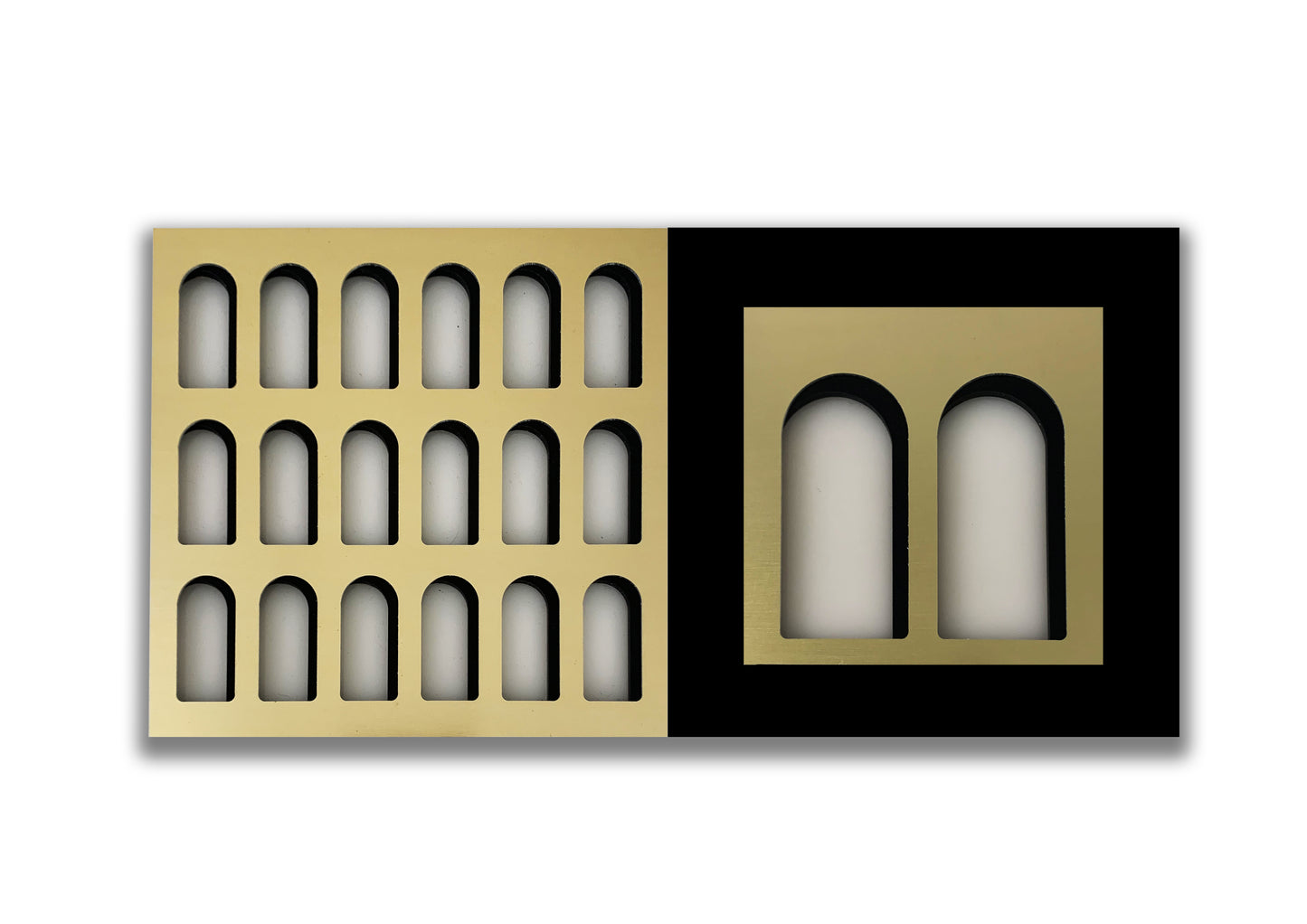 Palm Jumeirah Wall Lights - 2 PIECES  WALL LIGHT v7 Horizontal