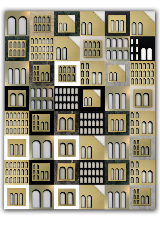 Palm Jumeirah decorative panel_Model 1