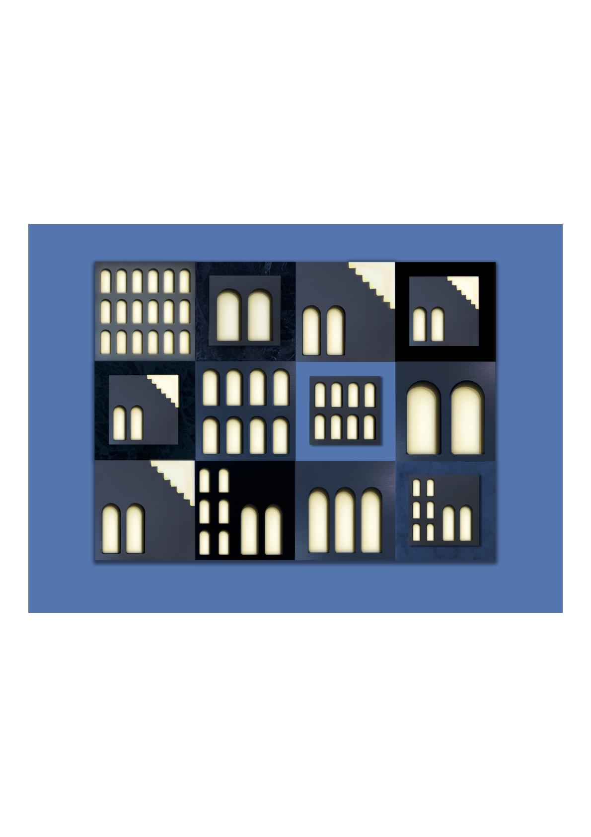 Palm Jumeirah Wall Lights - 12 PIECES  WALL LIGHT
