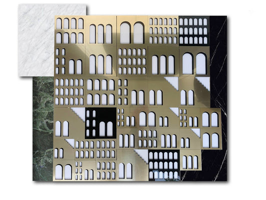 Palm Jumeirah decorative panel_Model 3