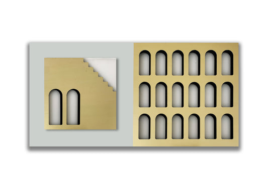 Palm Jumeirah Wall Lights - 2 PIECES  WALL LIGHT v1 Horizontal