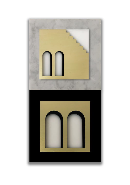 Palm Jumeirah Wall Lights - 2 PIECES  WALL LIGHT v5 Vertical