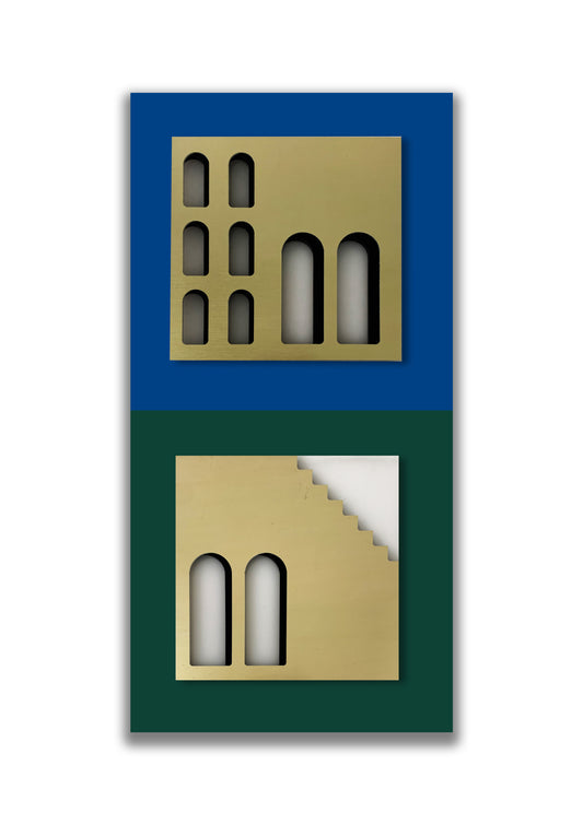 Palm Jumeirah Wall Lights - 2 PIECES  WALL LIGHT v6 Vertical