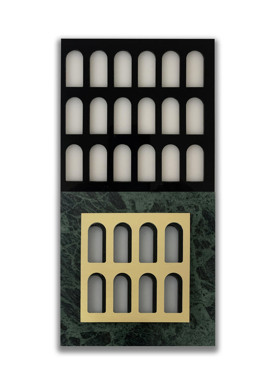 Palm Jumeirah Wall Lights -2 PIECES  WALL LIGHT v8 Vertical