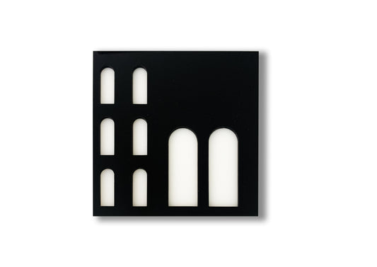 Palm Jumeirah Wall Lights - 1 PIECE BLACK ACRYLIC WALL LIGHT v6
